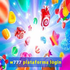 w777 plataforma login